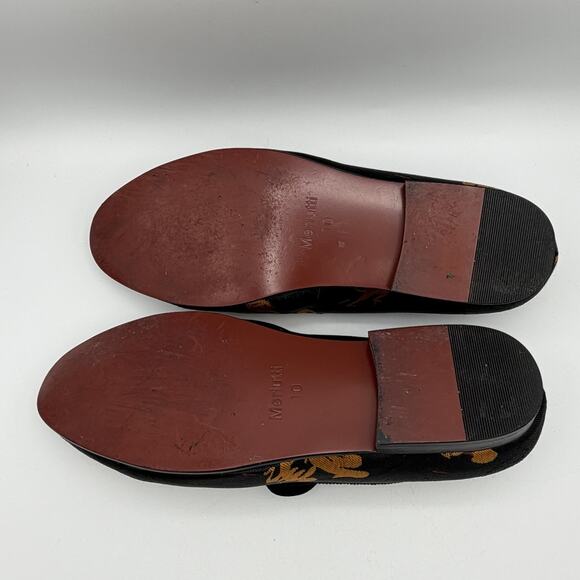 Merlutti Men’s Handmade Smoking Slipper Prom Wedding Shoes Gold Abstract Size 10 - Picture 13 of 16